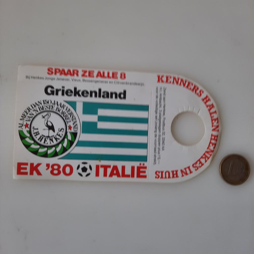ITALIË  EK'80 GRIEKENLAND, Ophalen of Verzenden, Zo goed als nieuw, Buitenlandse clubs, Shirt
