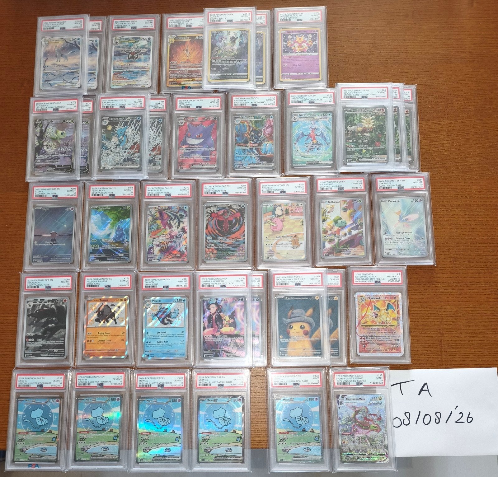 Grote collectie Pokémon kaarten psa 10 slabs, Ophalen of Verzenden, Zo goed als nieuw, Meerdere kaarten, Foil