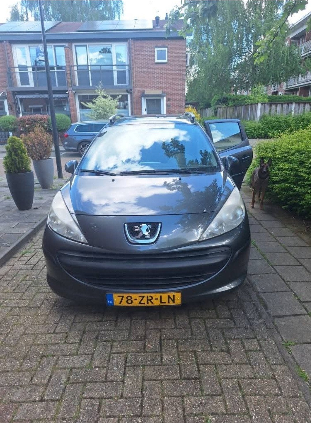 Peugeot 207 1.4 VTI 16V SW 2008 Grijs, Auto's, Peugeot, Origineel Nederlands, Stationwagon, Handgeschakeld, Zilver of Grijs