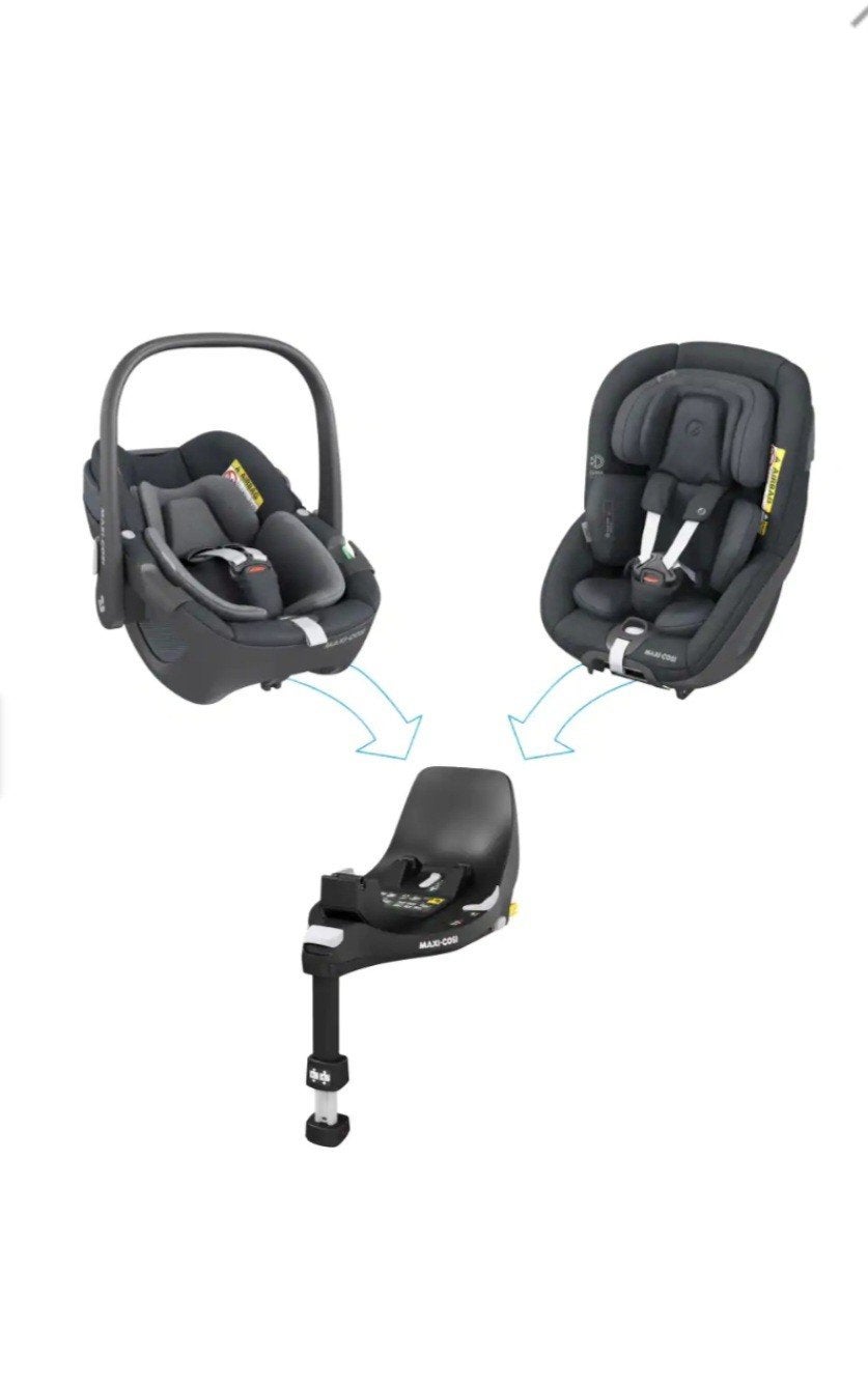 Maxi cosi 360 base + Pearl + Pebble 360 i-Size, Ophalen, Zo goed als nieuw, Maxi-Cosi, Isofix