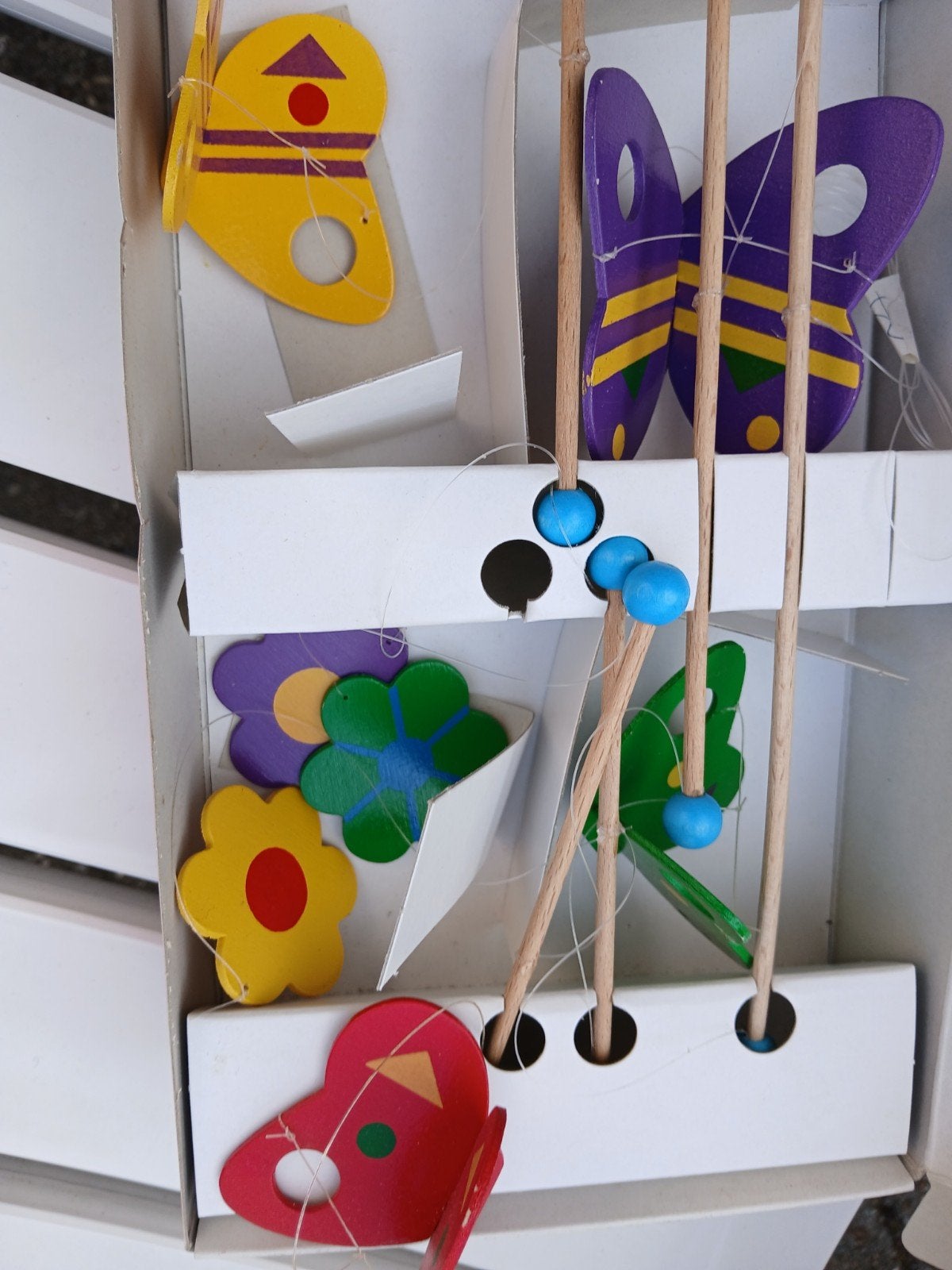 twee  houten mobile merk Heimes, Ophalen of Verzenden, Overige typen