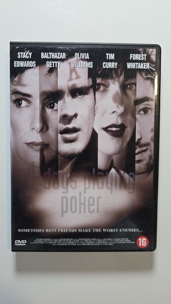 4 DOGS PLAYING POKER (DVD), Vanaf 16 jaar, Verzenden, Zo goed als nieuw, Actiethriller