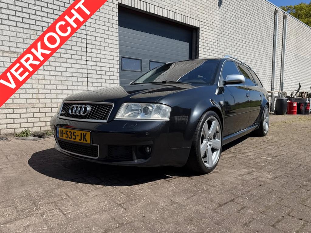 Audi RS6 4.2 Avant Quattro 331KW AUT 2002 Milltek LEES TEXT!, Auto's, Audi, Automaat, 4172 cc, Leder, 450 pk