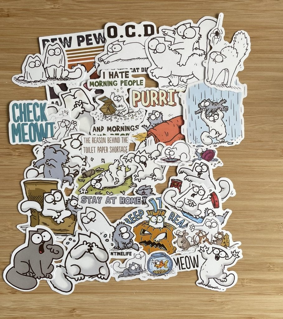 Simon's Cat stickers, Verzenden, Nieuw, Meerdere stickers