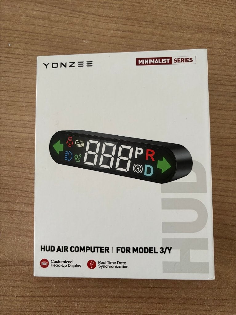 Yonzee Mini HUD (Heads-Up Display) voor Tesla Model 3 & Y, Ophalen of Verzenden, Gebruikt
