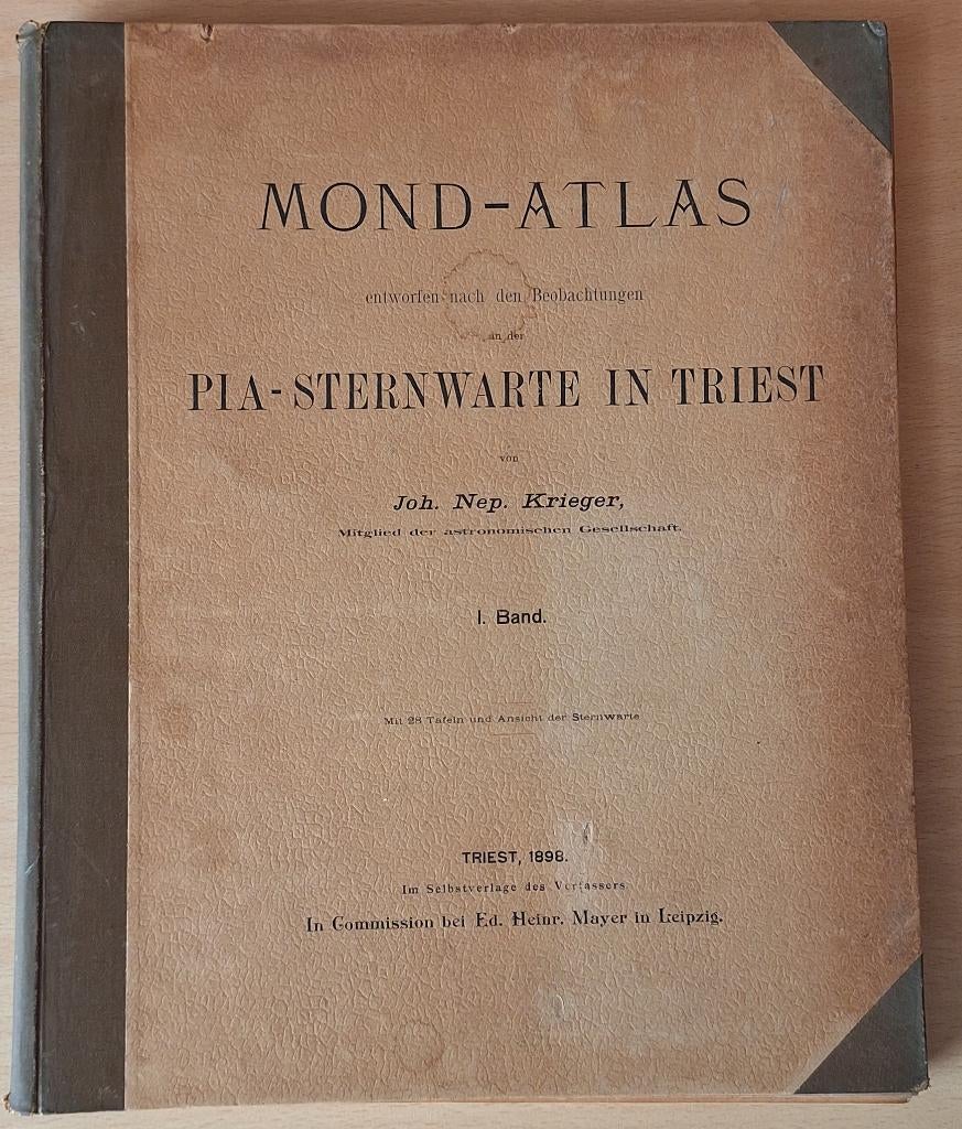 Maan Atlas Krieger (Triest 1898), Overige atlassen, Overige gebieden, Ophalen of Verzenden, Zo goed als nieuw