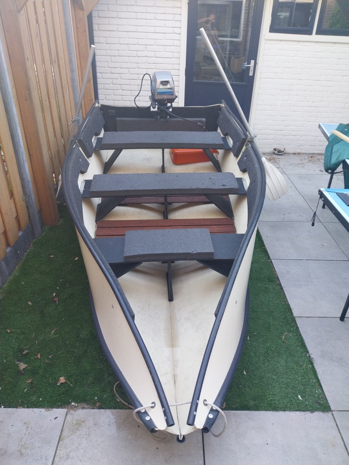Porta-Boat opvouwbare boot met Tomos 4.5 PK buitenboordmotor, Overige merken, Gebruikt, Buitenboordmotor, Overige typen