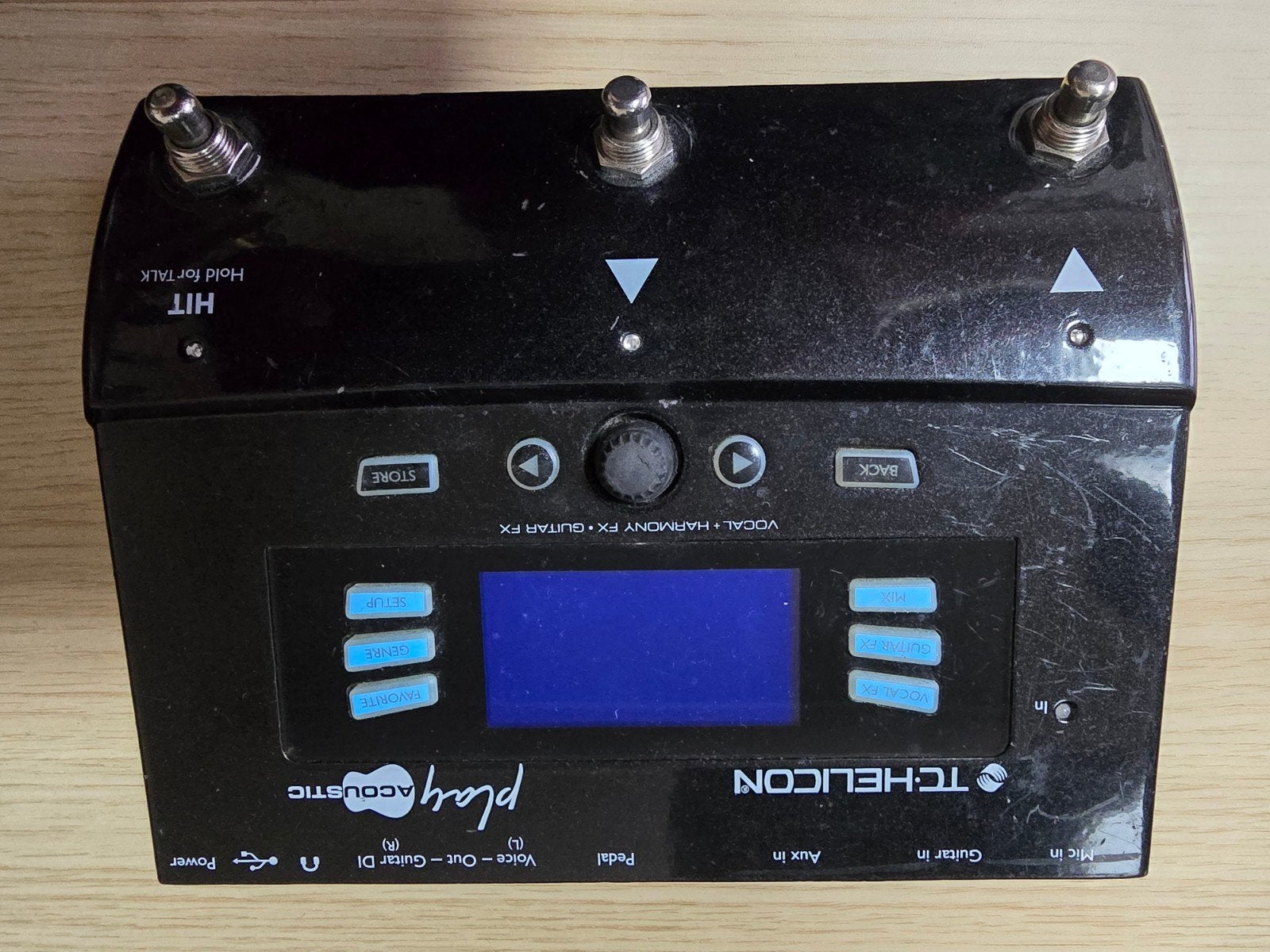 TC Helicon Play Acoustic Vocal & Guitar Multi-Effect Pedaal, Ophalen of Verzenden, Gebruikt, Multi-effect