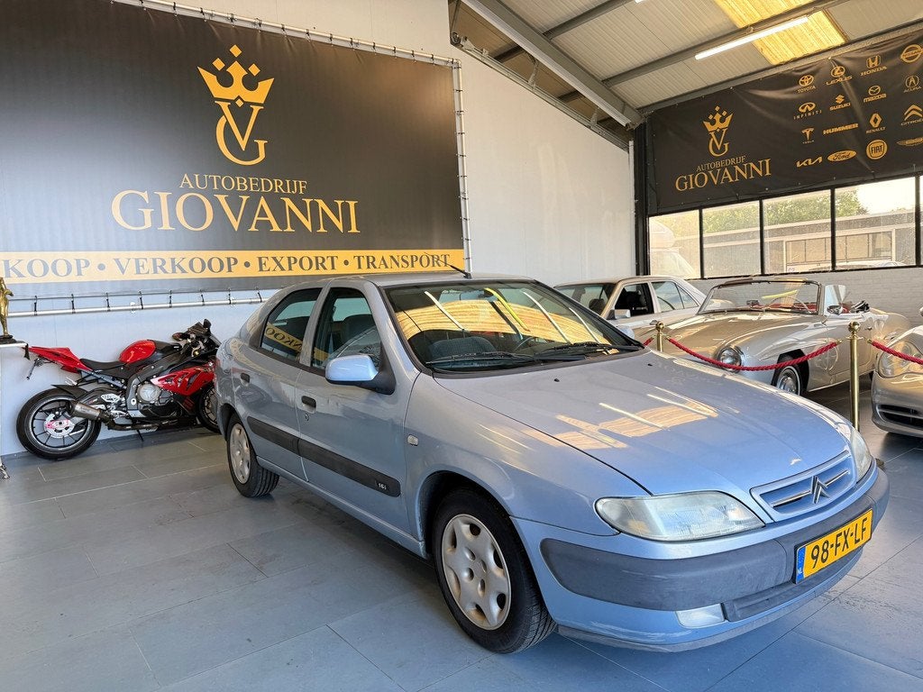 Citroen Xsara 1.6i Plaisir inruil mogelijk, Auto's, Citroën, 4 cilinders, Blauw, 49 €/maand, Bedrijf