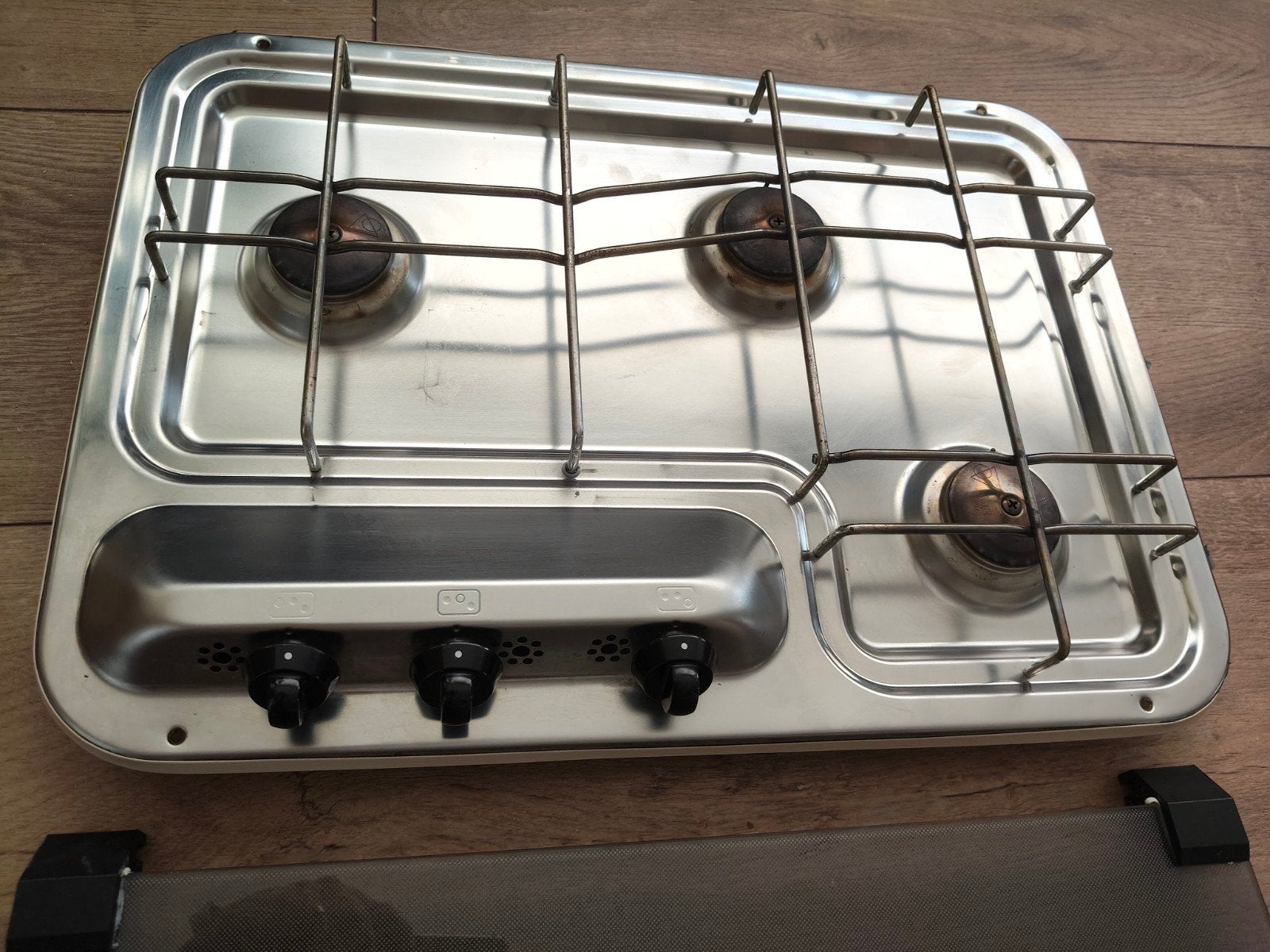Gas kookstel voor caravan, buitenkeuken, Caravans en Kamperen, Ophalen, Gebruikt