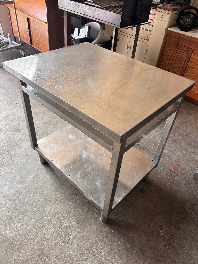 RVS werktafel oven onderstel, Ophalen, Gebruikt, 70 tot 120 cm