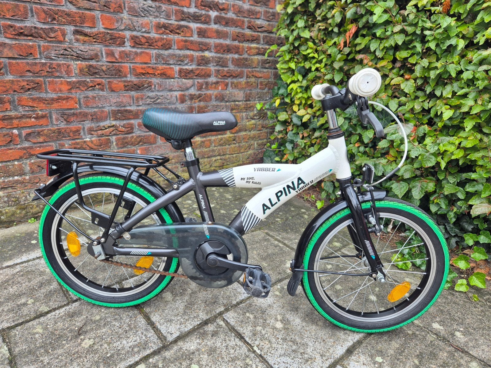 Nette ALPINA JABBER  Kinderfiets 16 inch, Ophalen, Zo goed als nieuw, 16 tot 20 inch