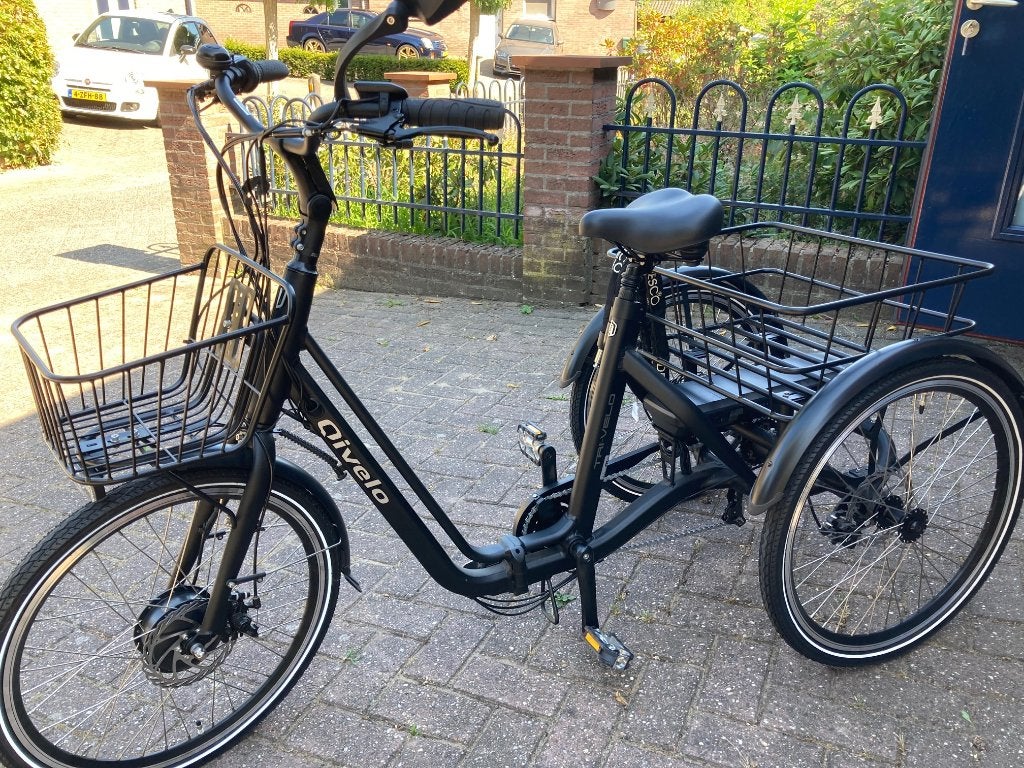 Nieuwe elektrische driewieler, Ophalen, Nieuw, Schijfrem, Verstelbare zitting