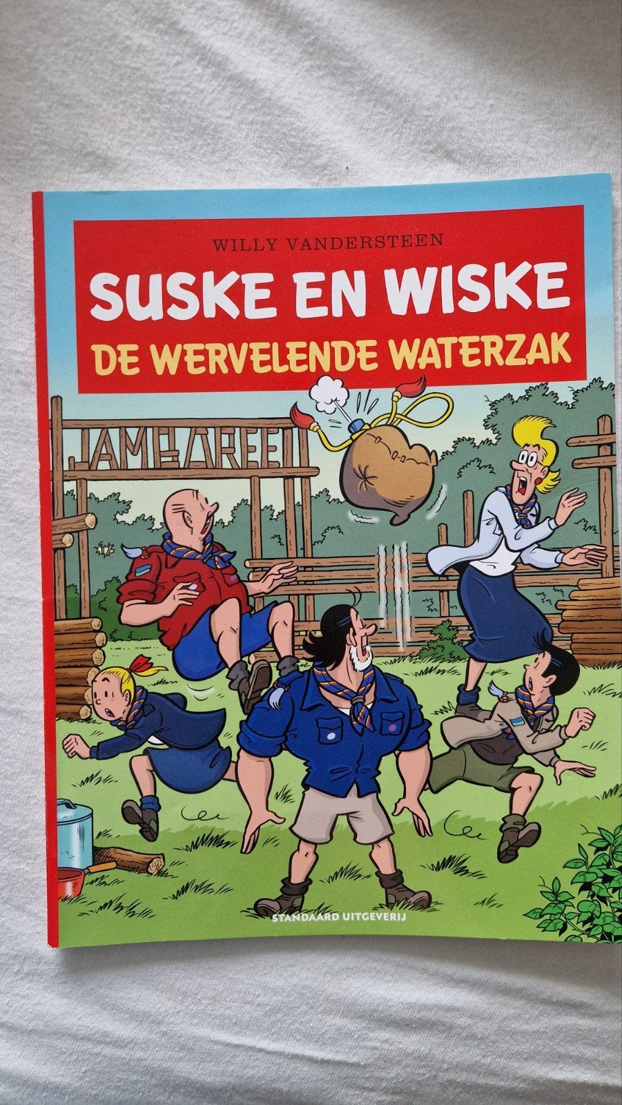 Suske en Wiske: De Wervelende Waterzak (Jamboree editie), Eén stripboek, Ophalen of Verzenden, Zo goed als nieuw, Willy Vandersteen