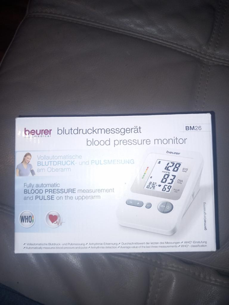 Beurer BM26 Bloeddrukmeter - Nieuw in doos, Ophalen of Verzenden, Nieuw, Overige typen