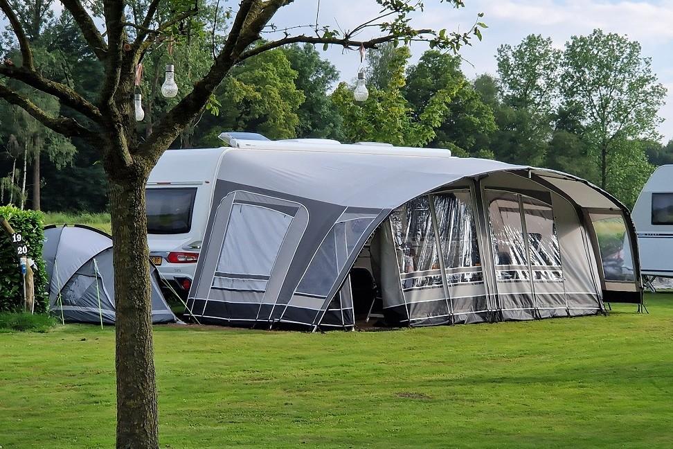 Voortent Unico Genua mt. 14 + dakluifel + kuipgrondzeil etc., Ophalen, Zo goed als nieuw, Ten Cate All Season 240g/m2, Overige merken
