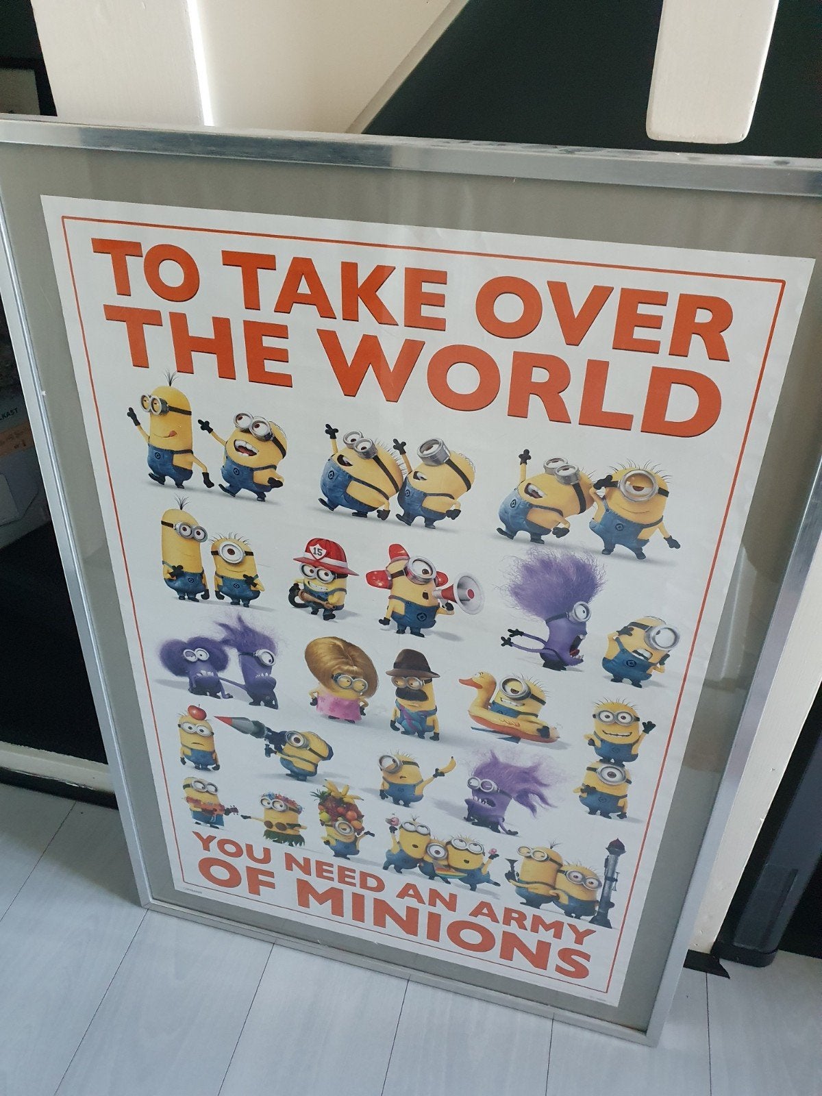 Minions Poster: To Take Over The World, Ophalen, Gebruikt