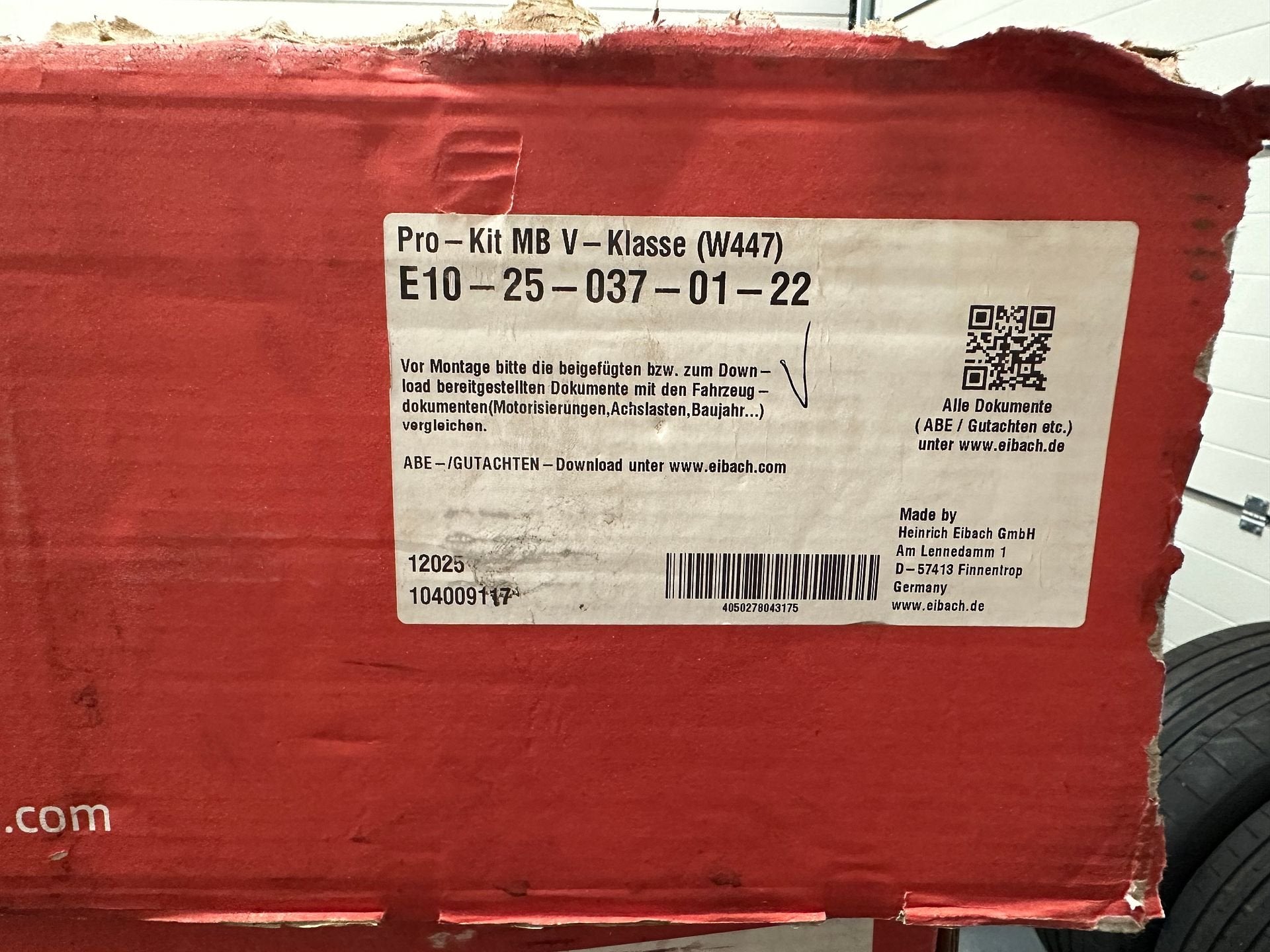 Eibach verlagingset Pro kit Mercedes Vito V klasse, Ophalen of Verzenden, -, -, -