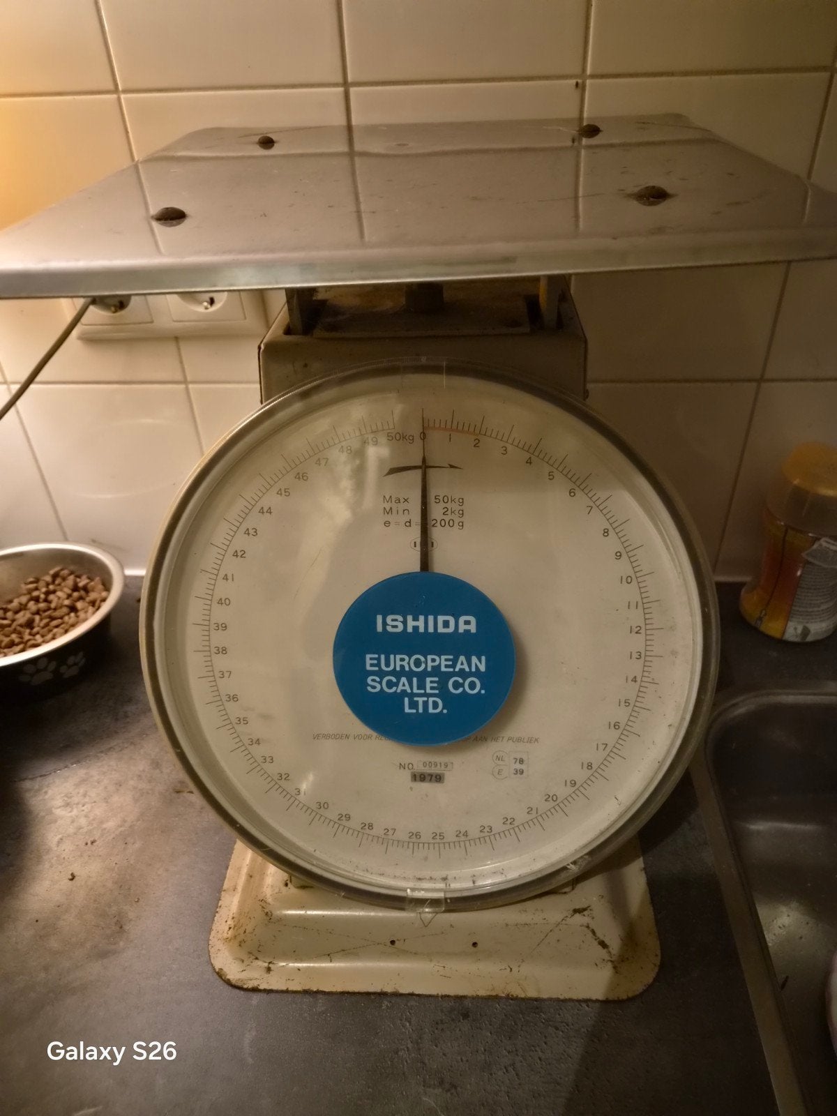 weegschaal, Ophalen, Overige typen, 500 gram of grover, Gebruikt