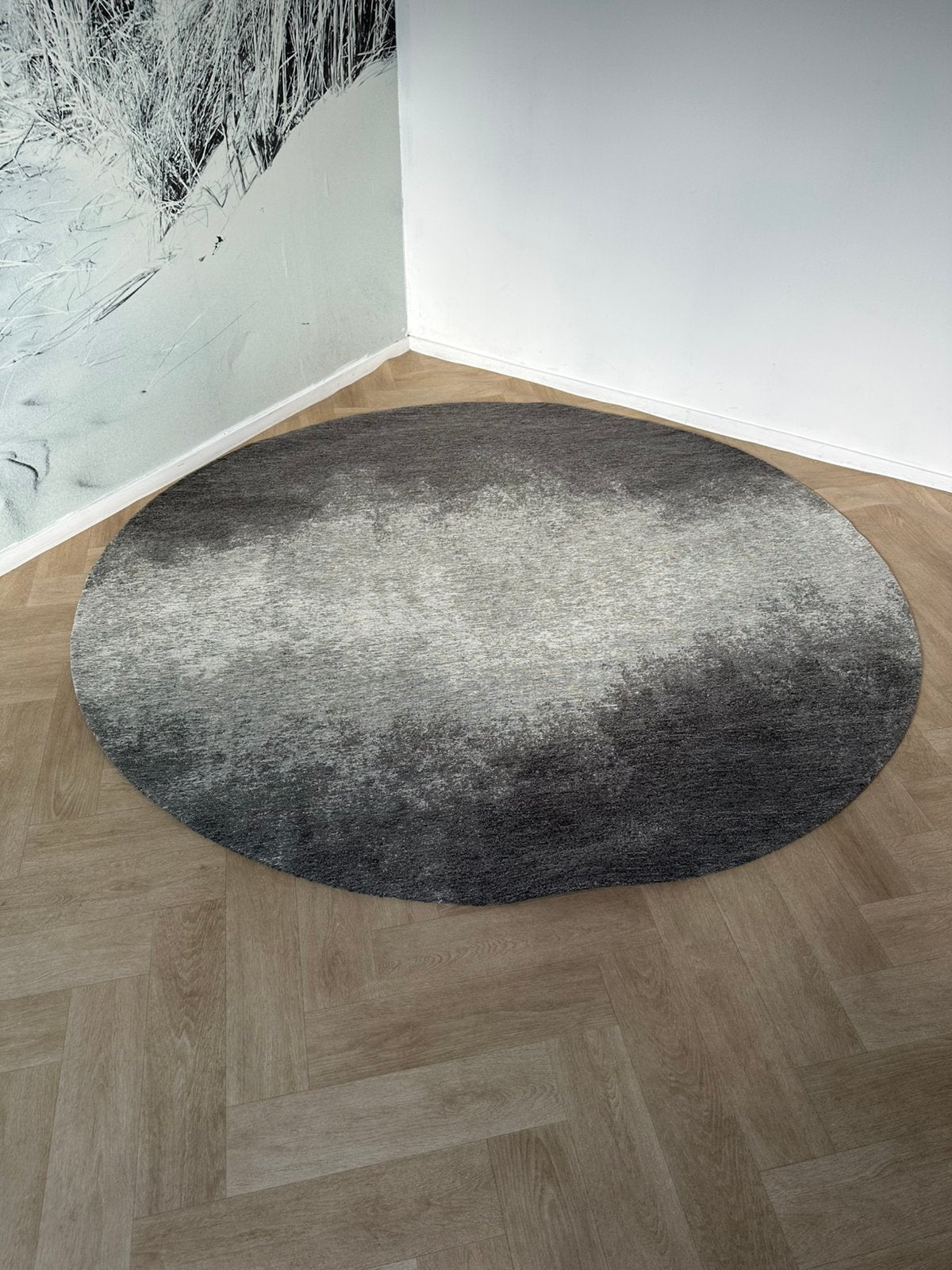 Beside Rugs Starlight 200cm rond grey, Rond, Ophalen of Verzenden, 200 cm of meer, Nieuw