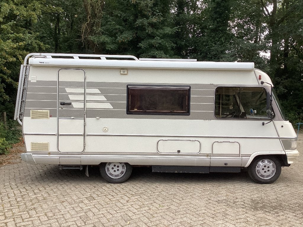 Hymer B584 camper, Caravans en Kamperen, Integraal, Gaslek-detector, Fiat, Tot en met 3
