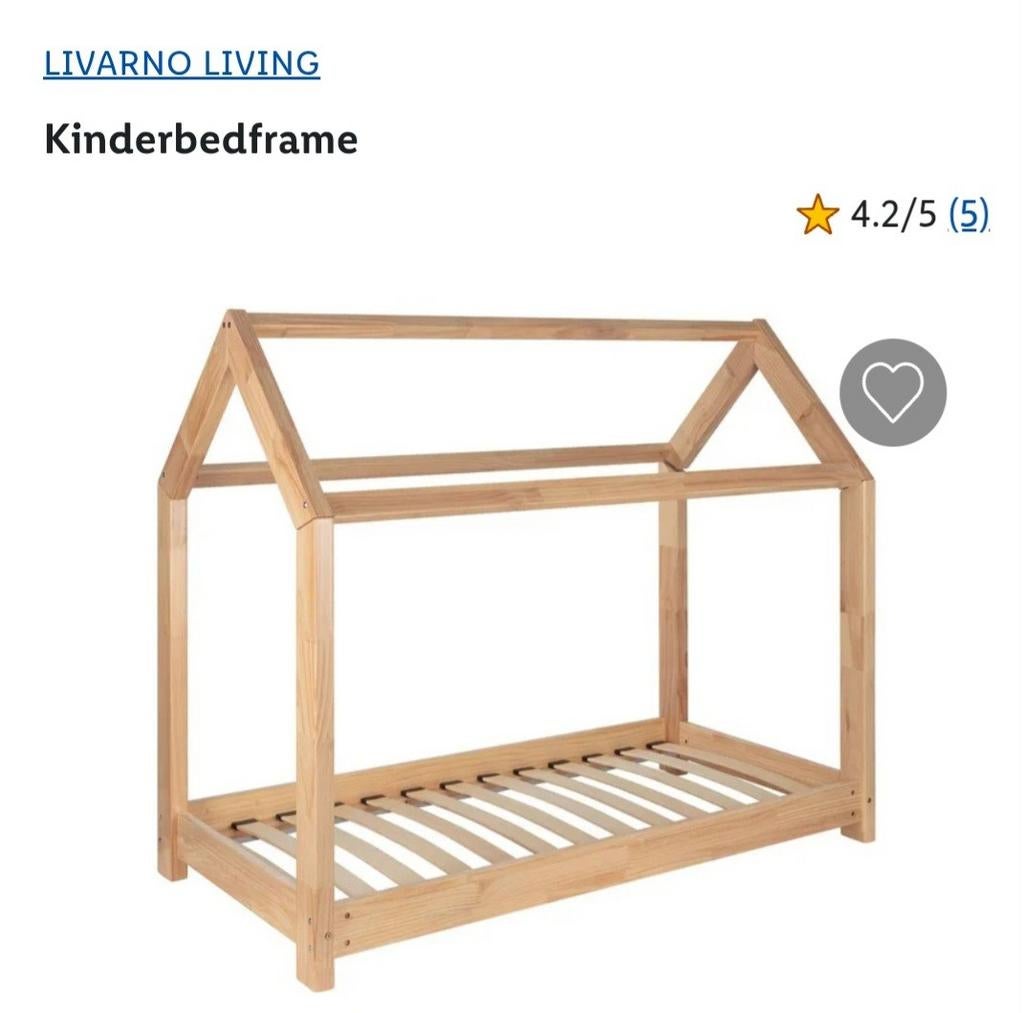Grenenhouten kinderbed en bijpassende hoes, Ophalen, Gebruikt, 70 tot 85 cm, 140 tot 160 cm