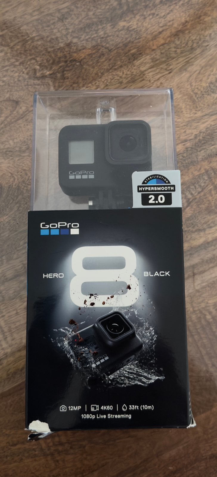 GoPro Hero 8 Black met doos + extra’s!!, Ophalen, Zo goed als nieuw, GoPro