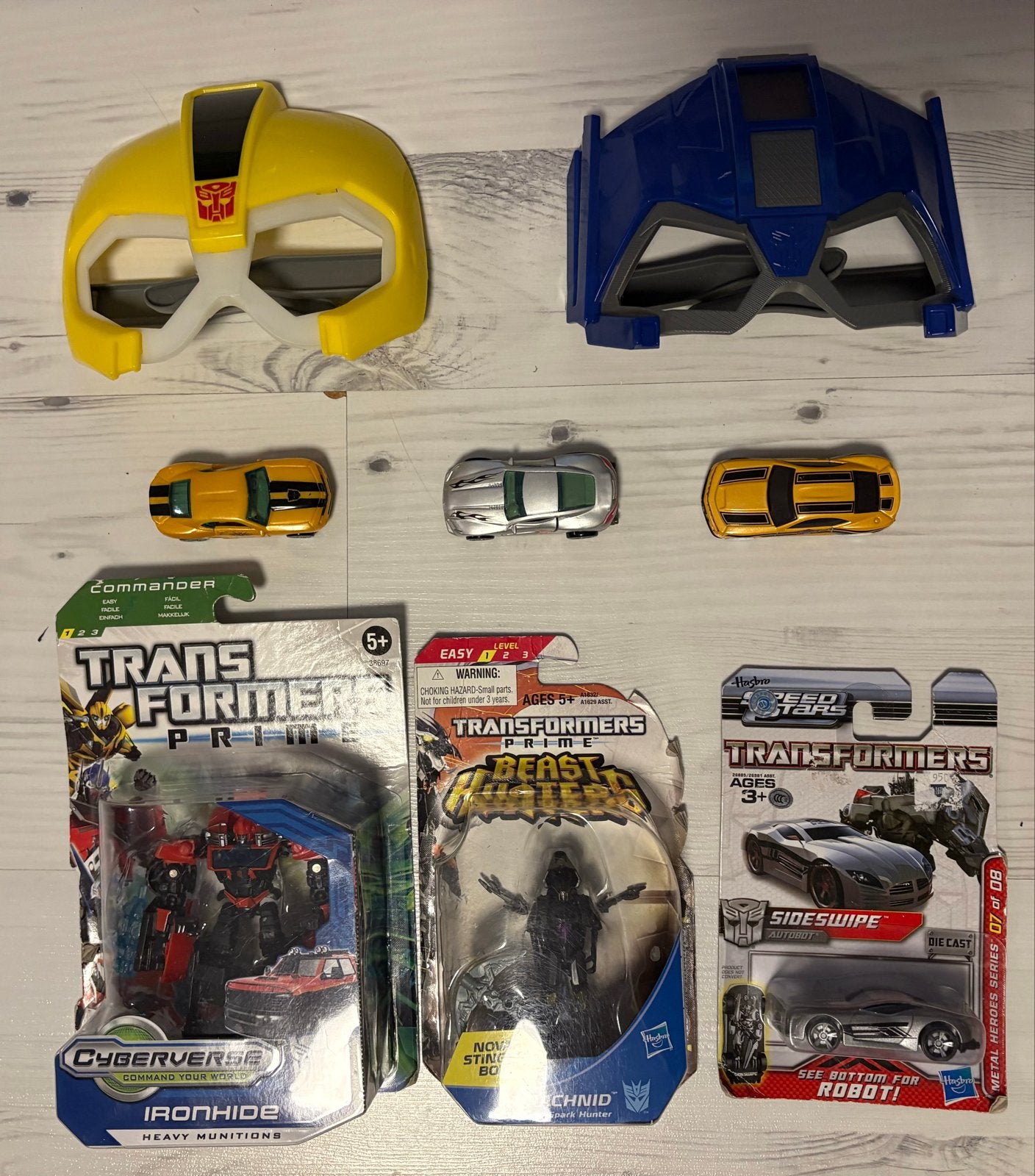 Transformers Speelgoed Set: Maskers, Auto's & Actiefiguren, Ophalen of Verzenden, Nieuw