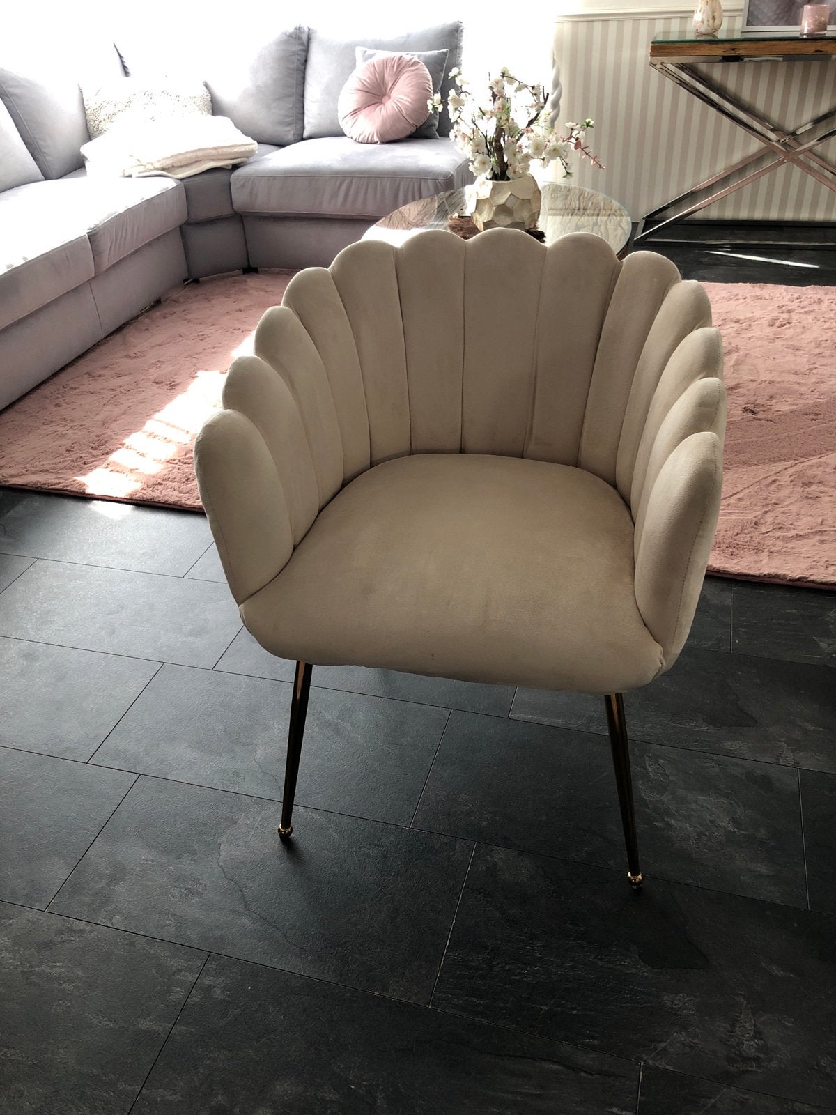 Set van 4 stijlvolle eetkamerstoelen 90 p.s., Ophalen, Overige kleuren, Zo goed als nieuw, Vier