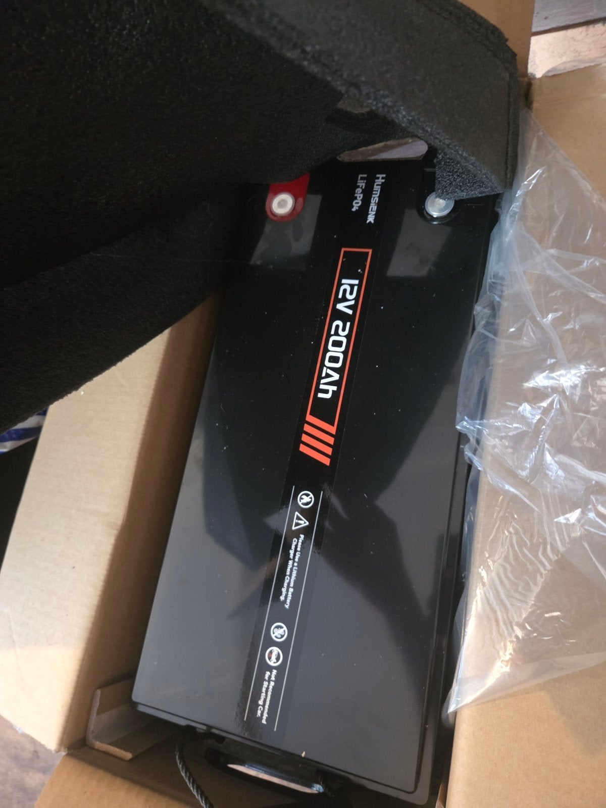 Humsienk LiFePO4 12.8V 200Ah 250A BMS - Nieuw in doos, Nieuw
