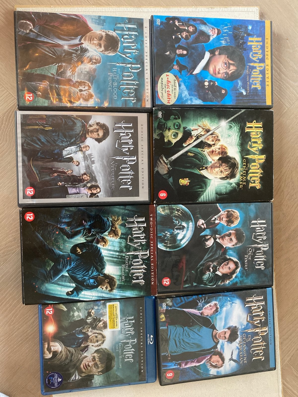 Harry Potter DVD Collectie - Diverse films, Speciale editie, Nederlands, Ophalen of Verzenden, Vanaf 6 jaar