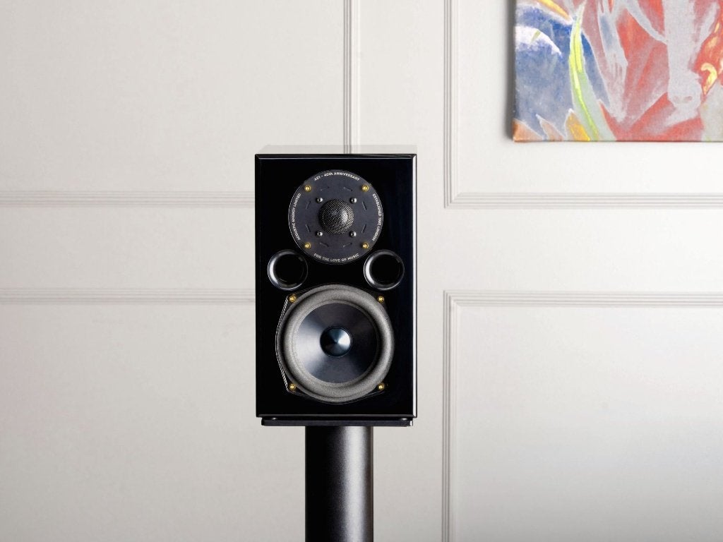 Acoustic Energy AE1 40th pianolak zwart, Audio, Tv en Foto, Stereo speakers, Ophalen of Verzenden, Zo goed als nieuw, 150 watt of meer