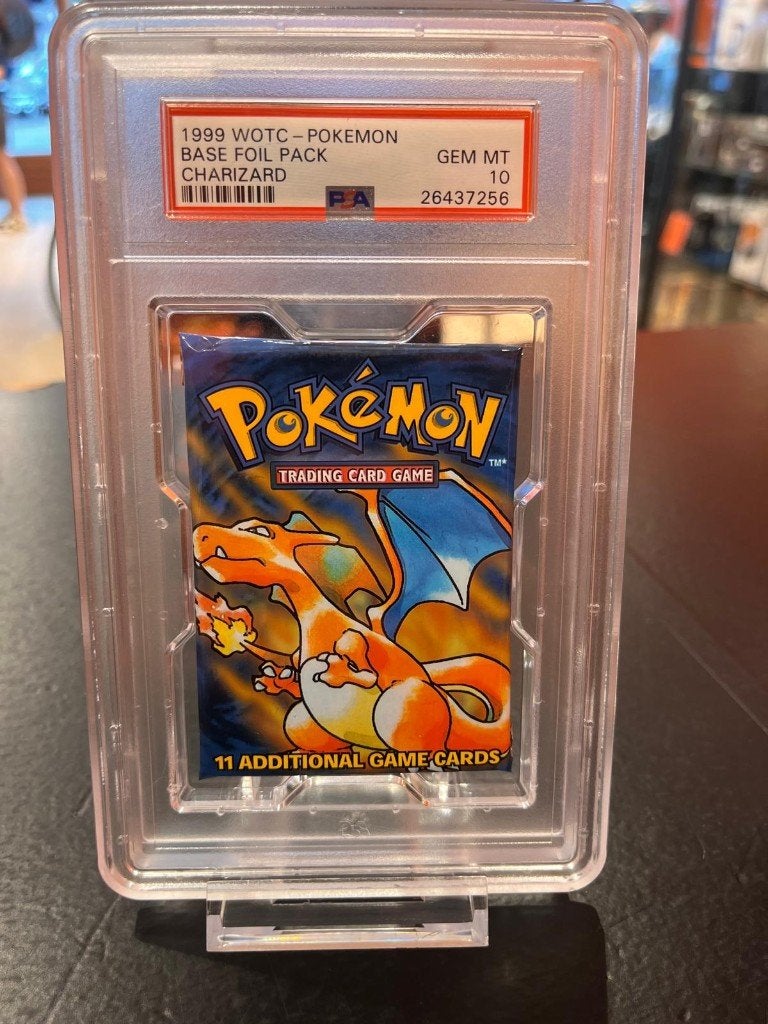 Pokemon | PSA 10 | Base Foil Pack 1999, Ophalen of Verzenden, Zo goed als nieuw, Losse kaart, Foil