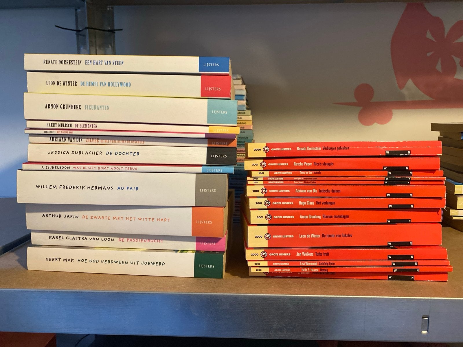 Grote collectie boeken van bekende Nederlandse auteurs, Ophalen, Gelezen, Nederland
