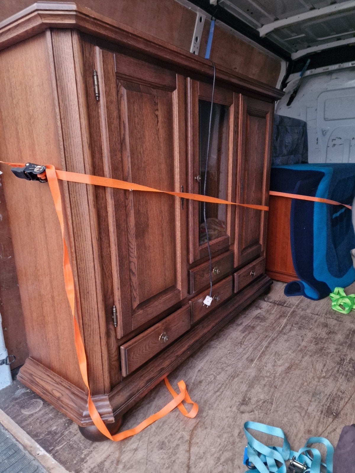 Massief Eiken Dressoir, Huis en Inrichting, Ophalen, Gebruikt, Met lade(s), 150 tot 200 cm