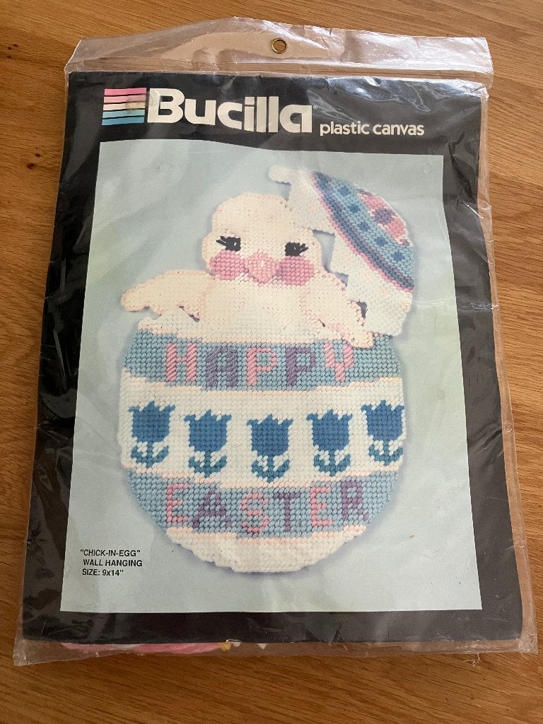 Nieuw en compleet bucilla nr 6018 canvas borduren voor PASEN, Ophalen of Verzenden, Nieuw, Borduurpakket