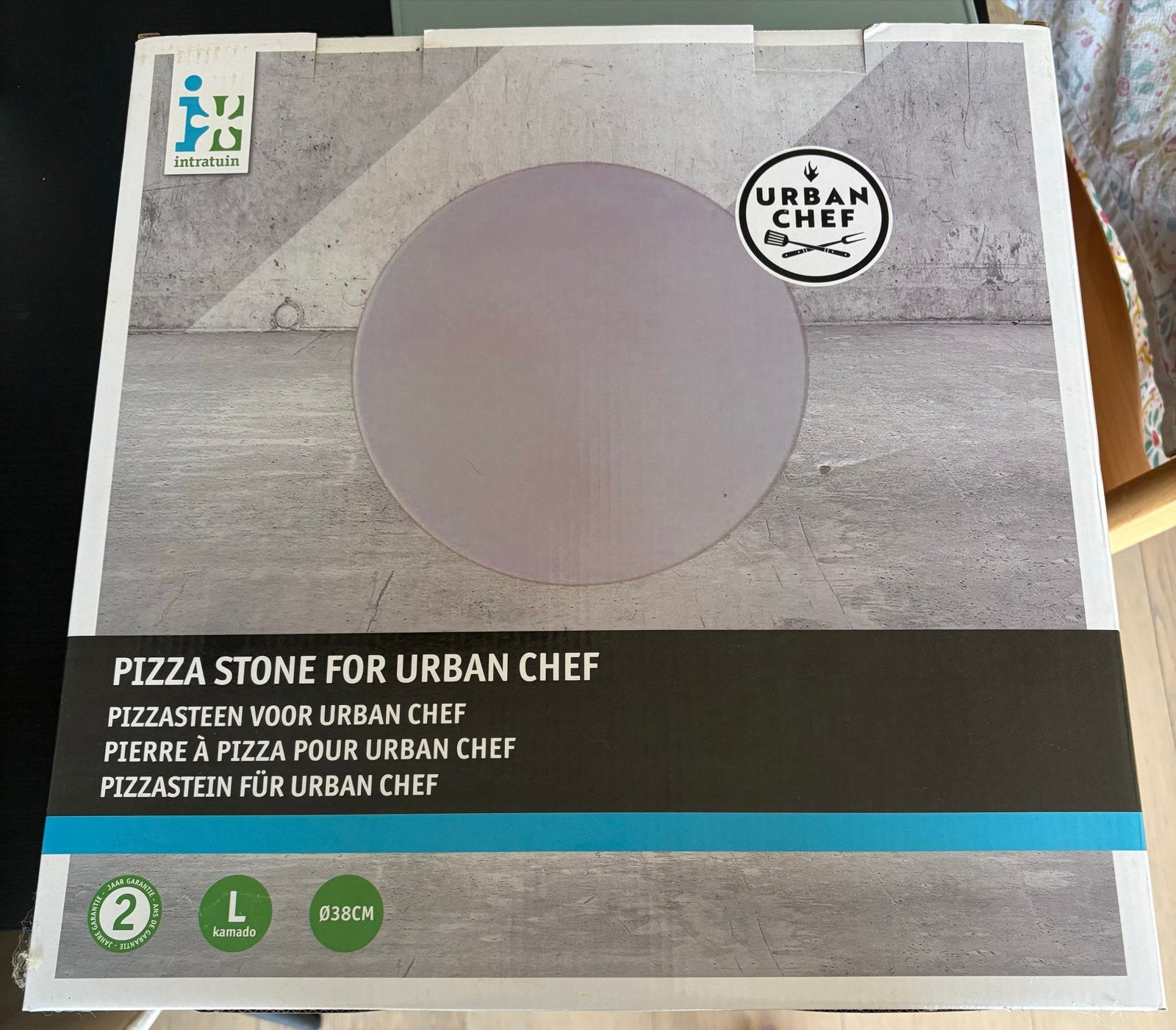 New!!! Intratuin Urban Chef Pizzasteen - Ø38cm voor Kamado, Ophalen, Nieuw