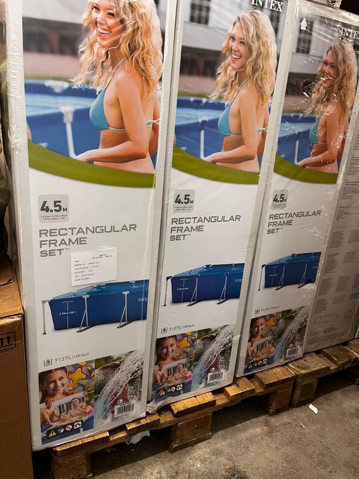 Zwembad frame pool Intex 450x220x84 cm Nieuw 28273, Ophalen, 200 tot 300 cm, 80 tot 120 cm, Nieuw
