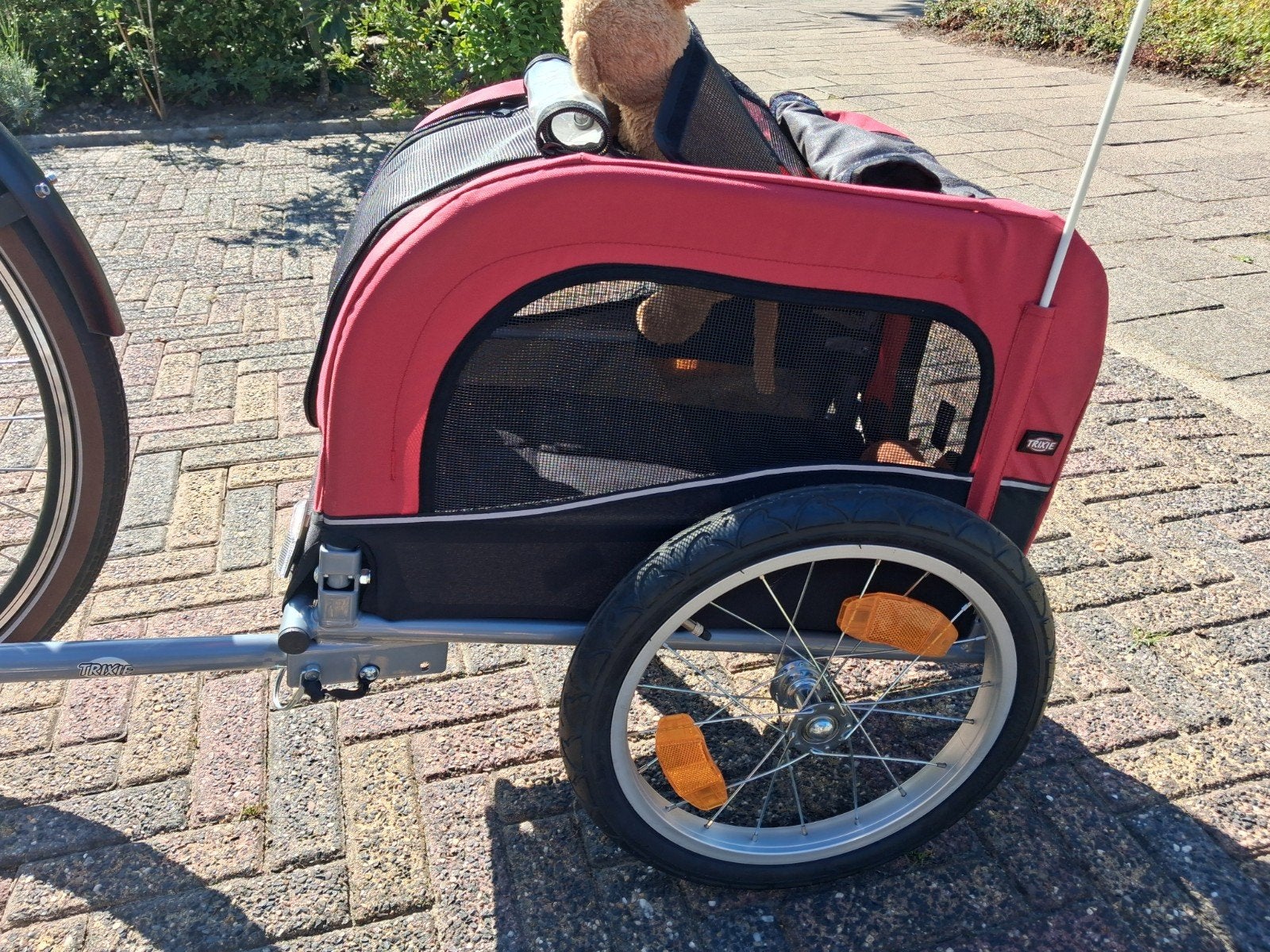 Trixie fietskar voor honden < 10 kg., Ophalen, Zo goed als nieuw, Hondenkar, Trixie