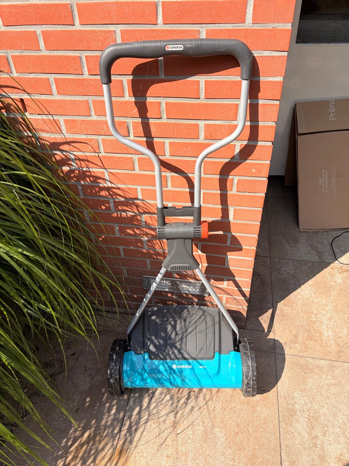 Gardena Handgrasmaaier 400 C, Tuin en Terras, Grasmaaiers, Ophalen, Gebruikt, Handgrasmaaier, Opvangzak