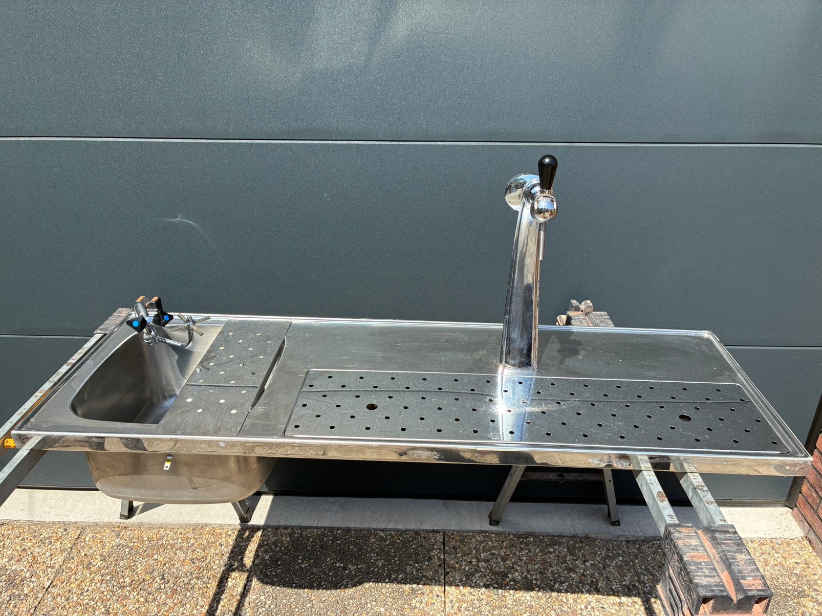 Lekblad biertap thuistap barblad rvs lekbak spoelbak biertap, Ophalen, Overige