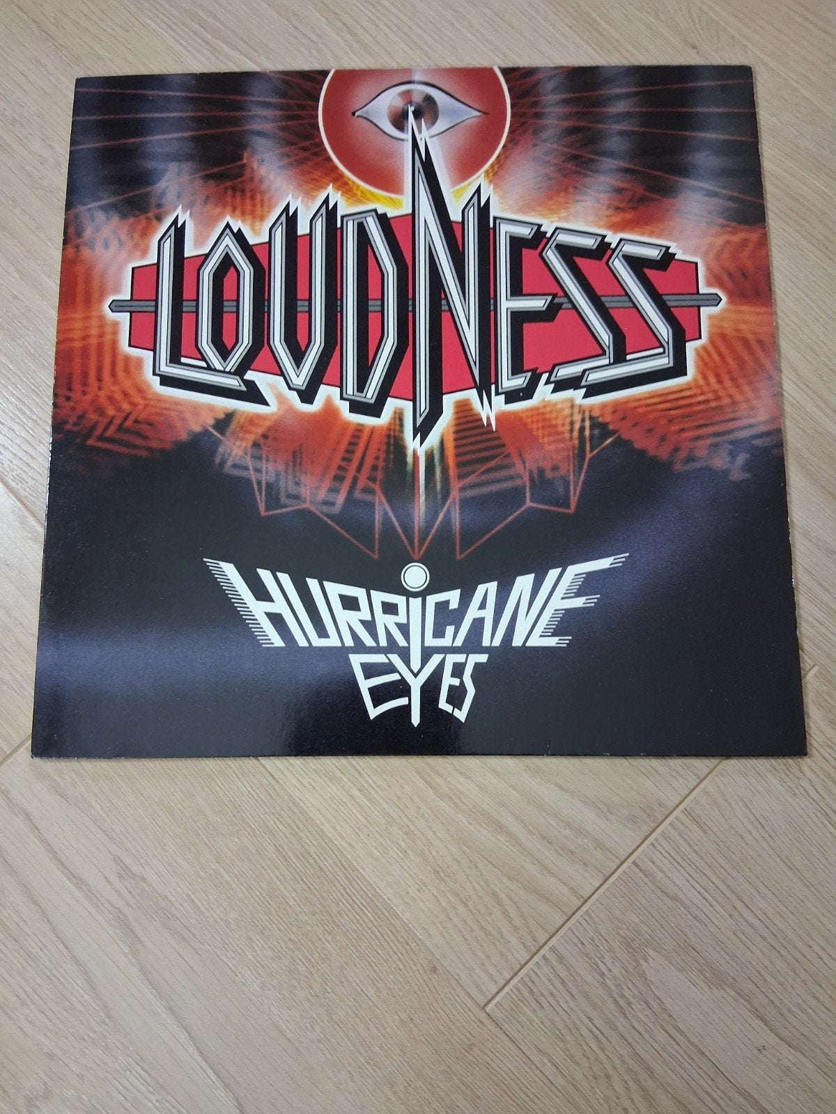Loudness - Hurricane Eyes LP (1987), Ophalen of Verzenden, Gebruikt, Hardrock, Album