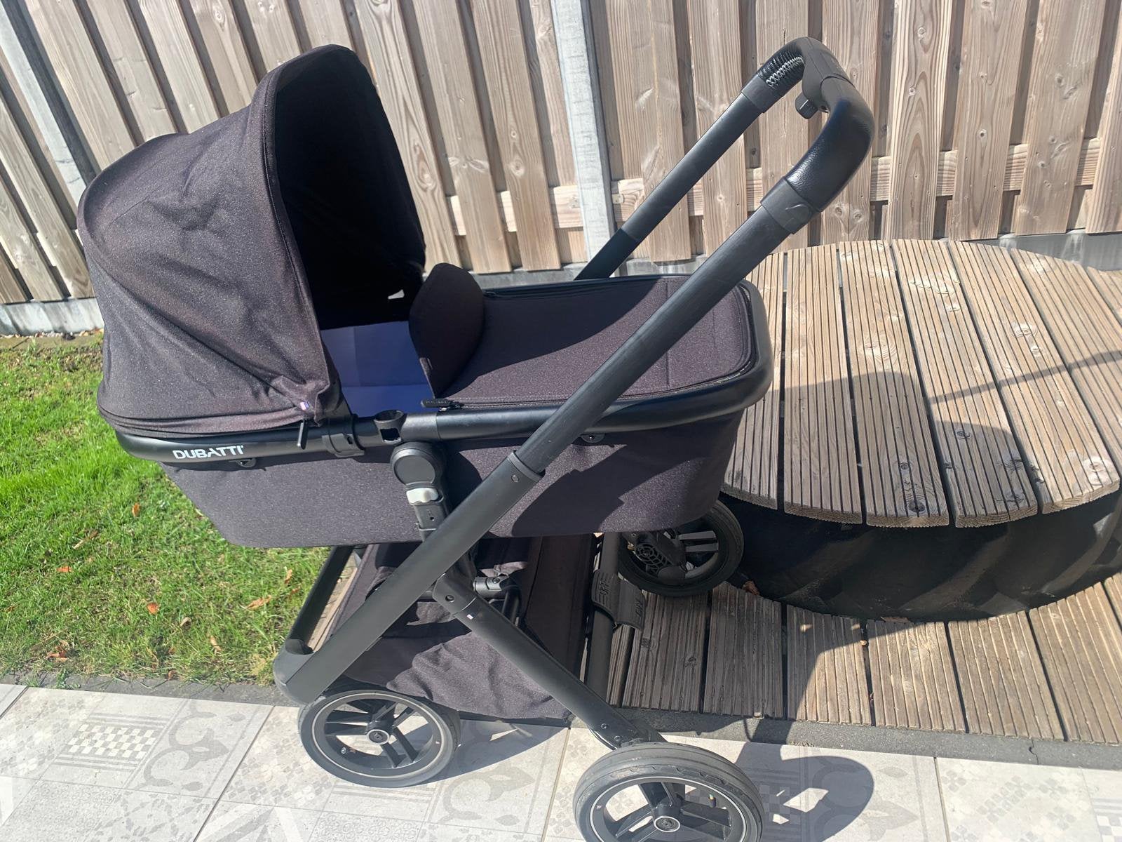 Dubatti kinderwagen incl accesoires, Kinderen en Baby's, Kinderwagens en Combinaties, Gebruikt, Luchtbanden, Combiwagen, Ophalen