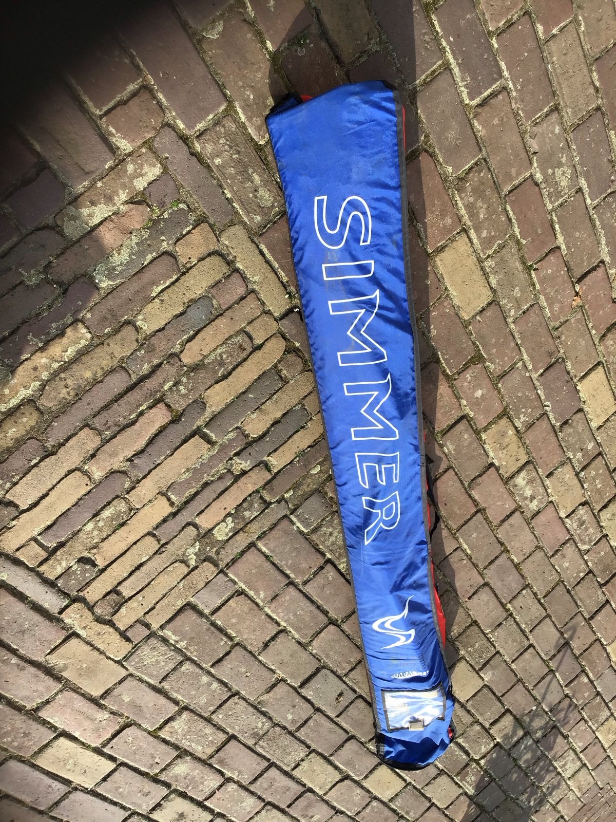 Simmer Style 4.7m² windsurfzeil, Watersport en Boten, Windsurfen, Ophalen, Met draagtas, 3.5 tot 5 m², Zo goed als nieuw
