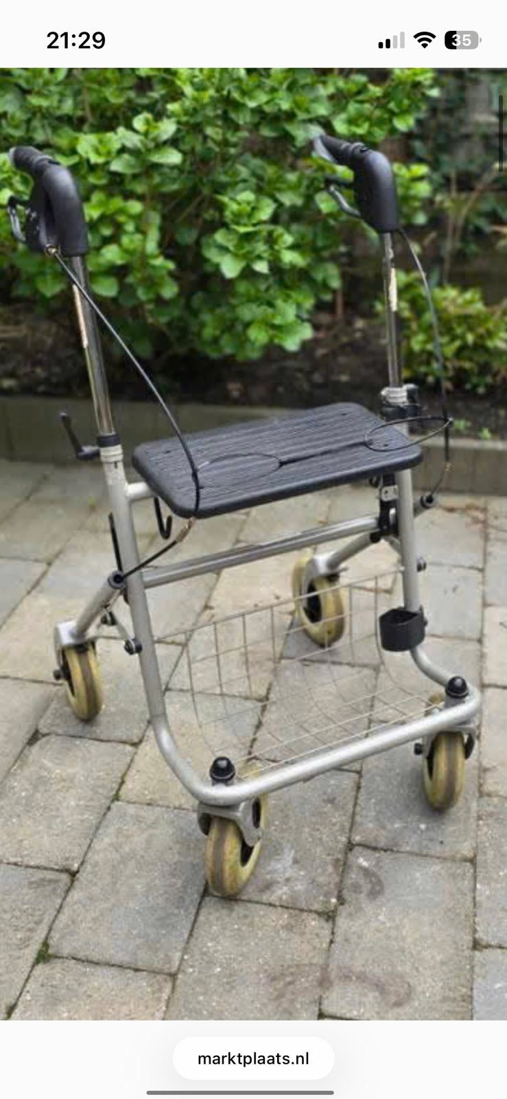 Nette rollator, Ophalen, Zo goed als nieuw