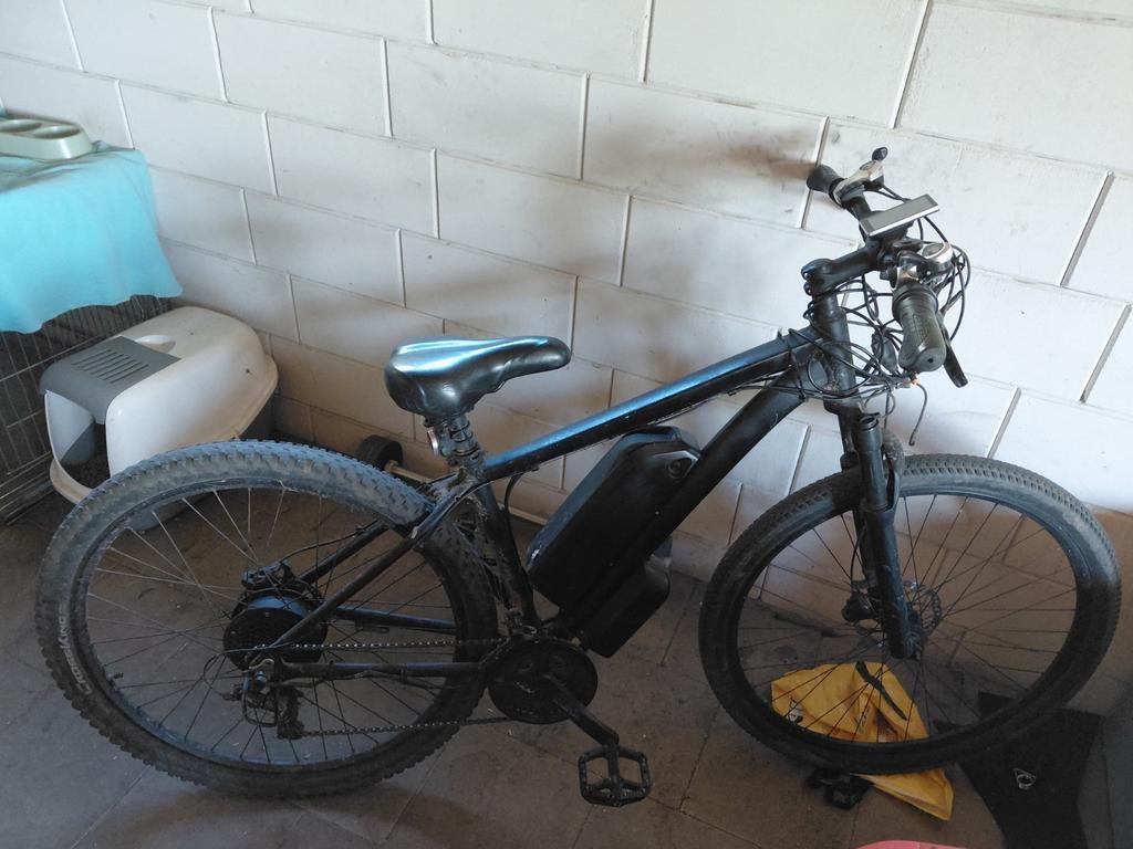 Elektrische conversiekit met gashendel., Fietsen en Brommers, Elektrische fietsen, Gebruikt, Gazelle, 55 tot 59 cm, 30 tot 50 km per accu