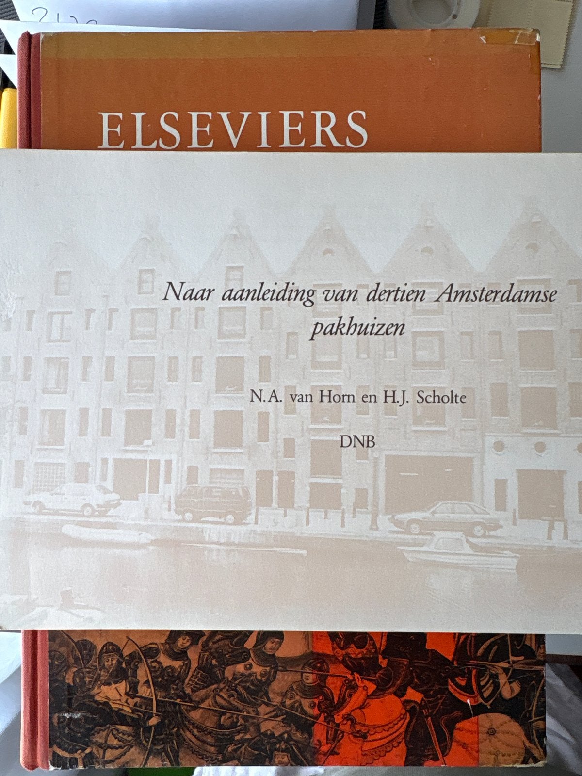 Naar aanleiding van dertien Amsterdamse pakhuizen, Ophalen of Verzenden, 20e eeuw of later, Zo goed als nieuw