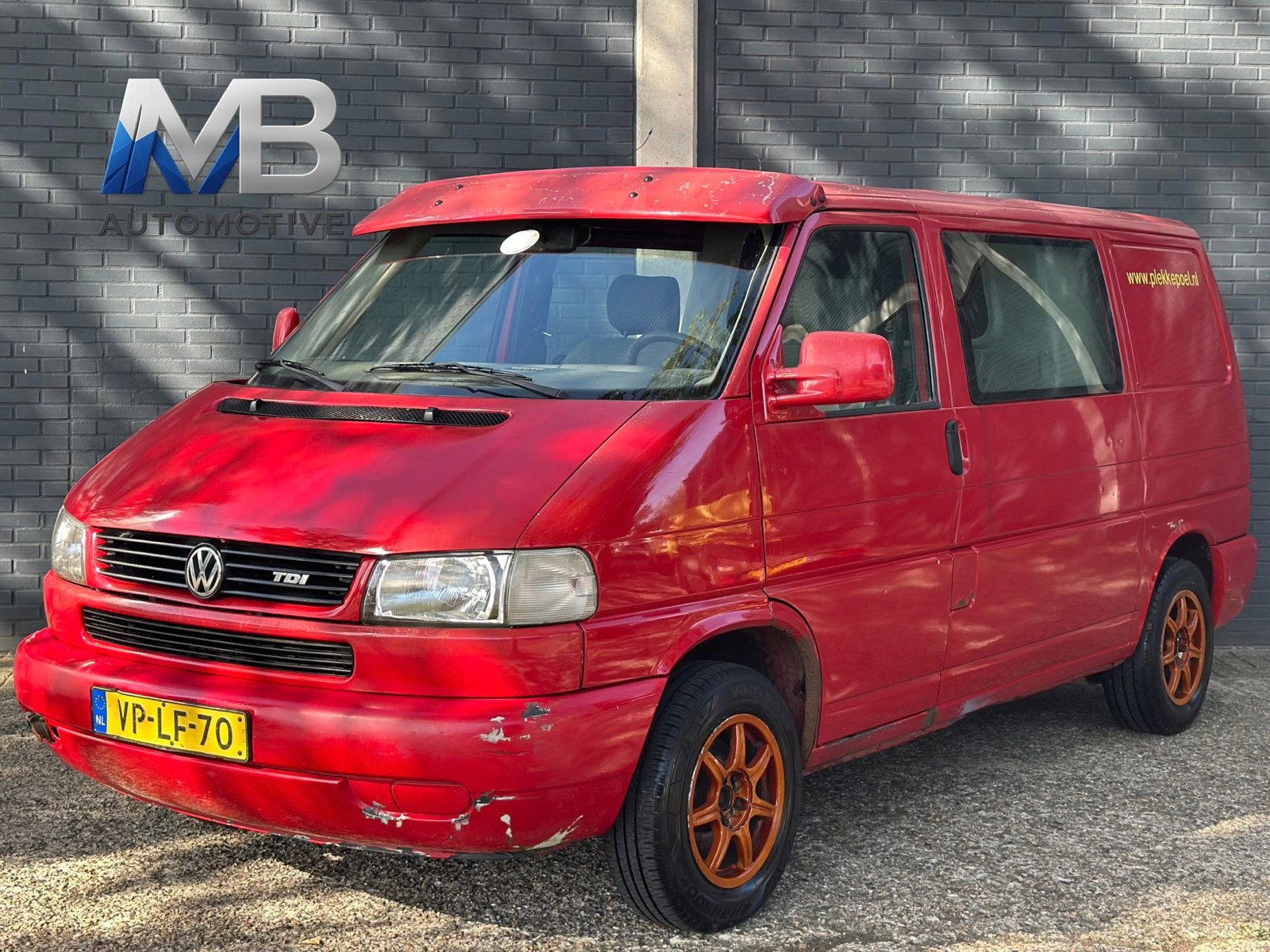 VW TRANSPORTER/2.5TDI, Voorwielaandrijving, 700 kg, Volkswagen, Bedrijf