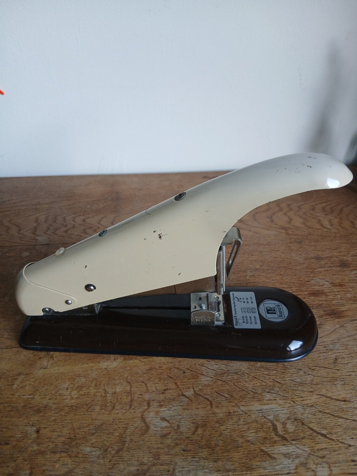 Vintage Rapid 9 Nietmachine - Klassiek Kantooritem, Ophalen of Verzenden, Gebruikt