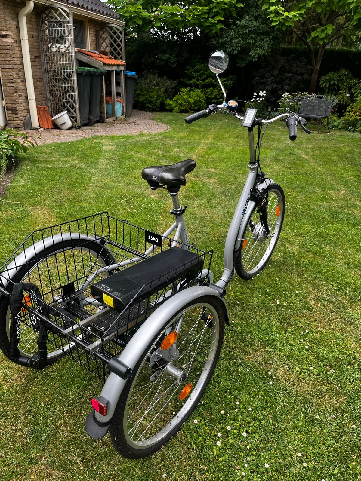 Lage Instap elektro Driewielfiets, Fietsen en Brommers, Ophalen, Zo goed als nieuw, Velgrem